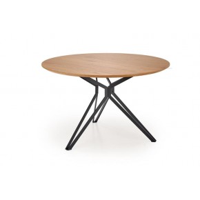 Стол обеденный HALMAR PIXEL 2 дуб золотой/черный 120